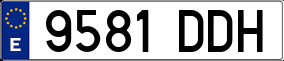 Truck License Plate